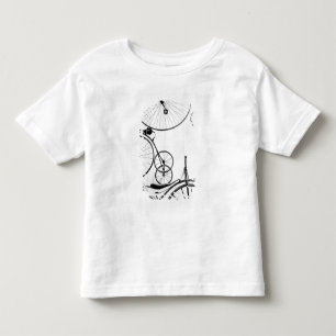 Europe, Switzerland, Lucerne. Bicycle display, Toddler T-shirt