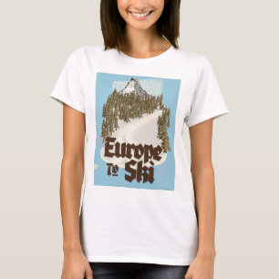 Europe To Ski T-Shirt
