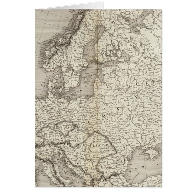 Europe uncolored map (Front)