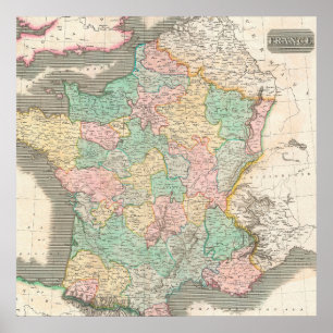Europe Vintage Map Poster