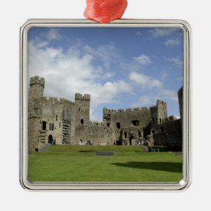 Europe, Wales, Caernarfon. Caernarfon Castle, Metal Ornament