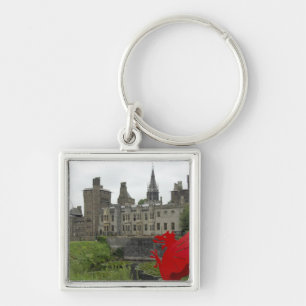 Europe, Wales, Cardiff. Cardiff Castle. Welsh 2 Keychain