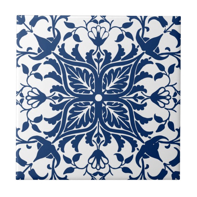 European Acanthus Leaves Tile (Front)