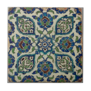 European Artesian Craftmanship Blue Green Tile