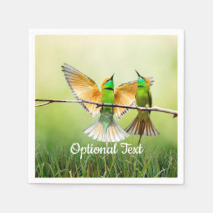 European Bee-Eater Colorful Bird  Napkin