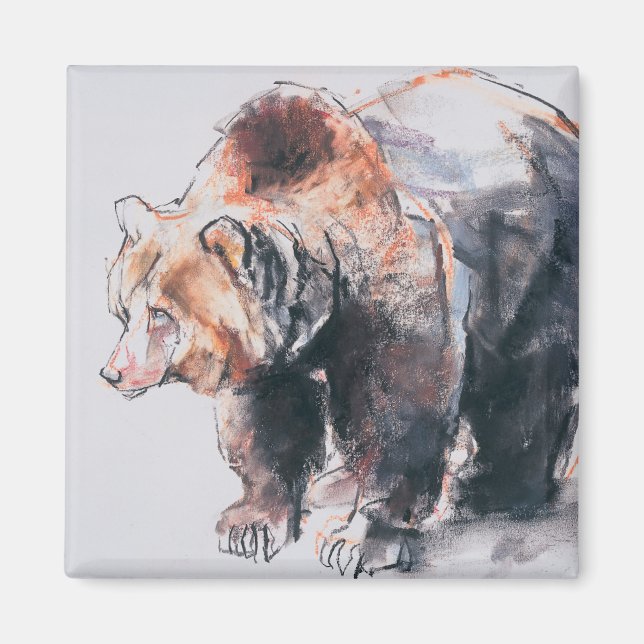 European Brown Bear 2001 Magnet (Front)