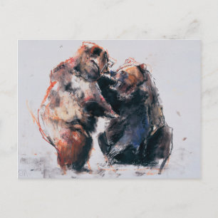 European Brown Bears 2001 Postcard