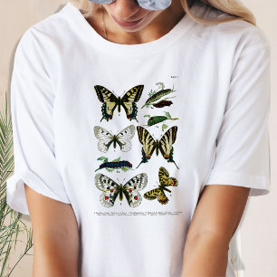 European Butterflies Plate I T-Shirt
