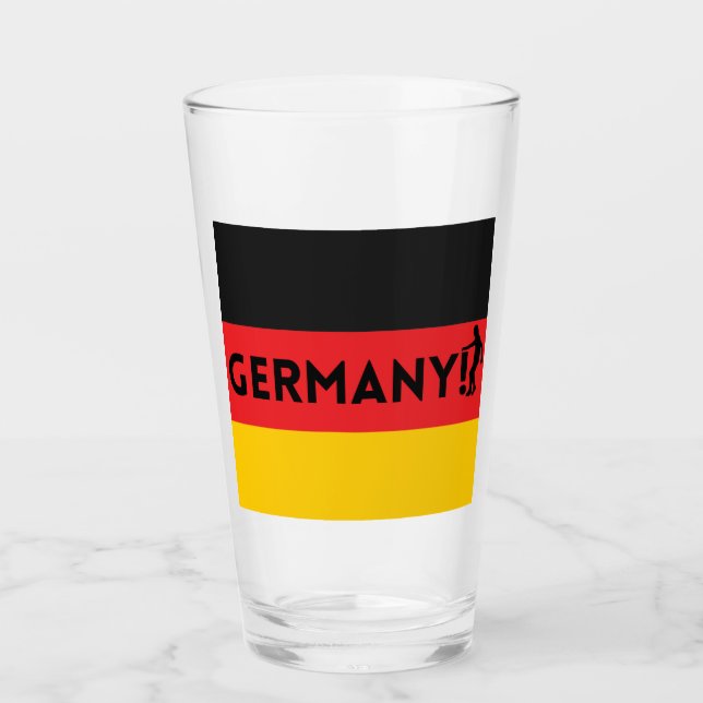 European Champions League Germany Glass (Front)