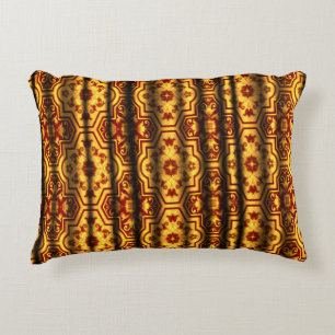 European court Baroque Geometric Floral Scoll Accent Pillow