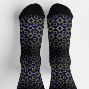 European court Baroque style floral pattern Socks