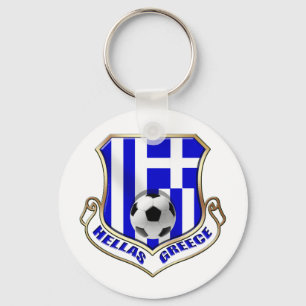 European Cup 2012 - Greece Soccer Football flag Keychain