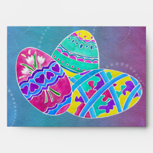 European Easter Folk Art FELT 5X7 ONLY Please Envelopes