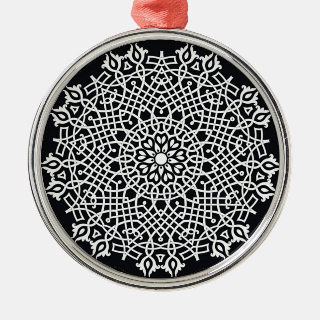 European Filigree Lace Ornament (Front)