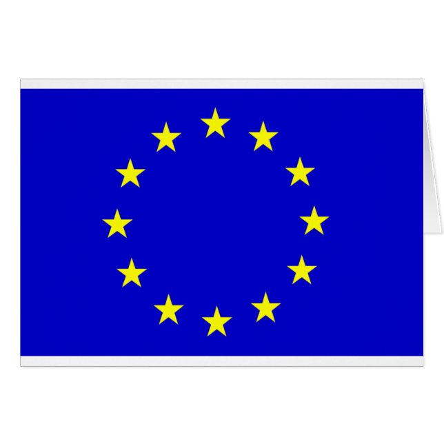European Flag (Front Horizontal)