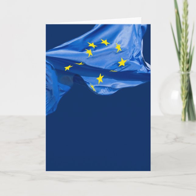 European flag card (Front)