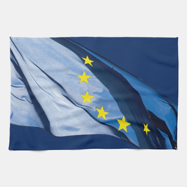 European flag kitchen towel (Horizontal)