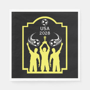 European Football Soccer Watch Party Napkin