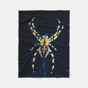 European Garden Spider fbcn Fleece Blanket