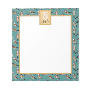 European Goldfinch Notepad