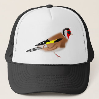 European goldfinch trucker hat