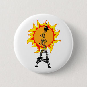 European Heat Wave 2 Inch Round Button
