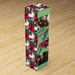 European Holly Christmas Wine Gift Box<br><div class="desc">The European Holly with its Red Berries and Snow looks very beautiful. 
The European Holly also makes a Great Pattern for this Christmas Wine Gift Box.</div>