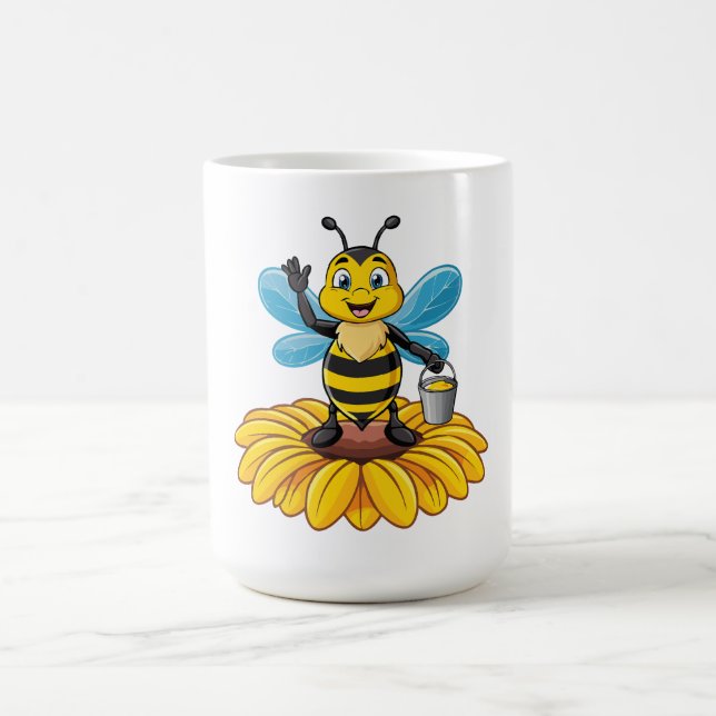 European honey bee coffee mug (Center)