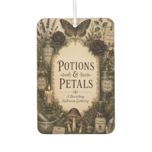 European-Inspired Halloween , Ivy and Antique Gold Air Freshener