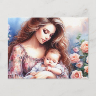 European Mom 4 Postcard
