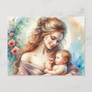 European Mom Postcard