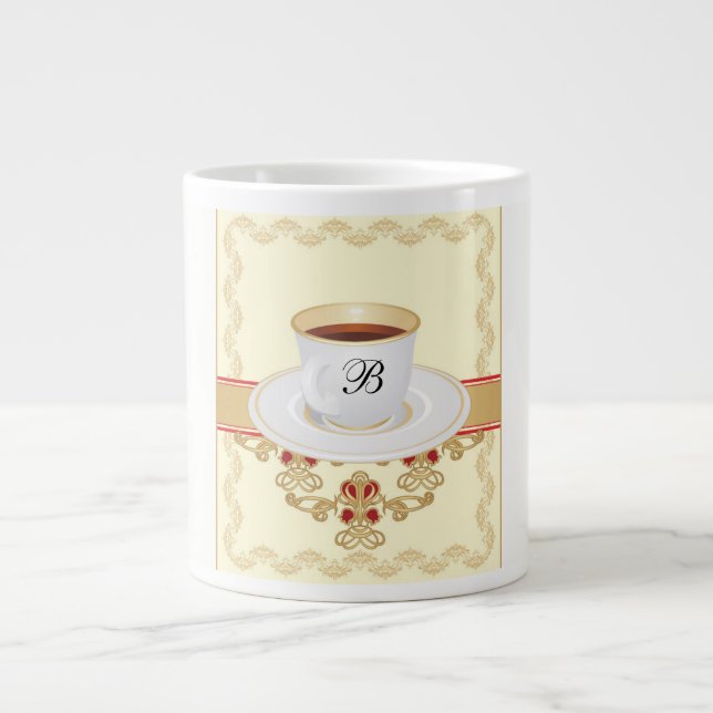 European Monogram Coffee Cup Letter B (Front)