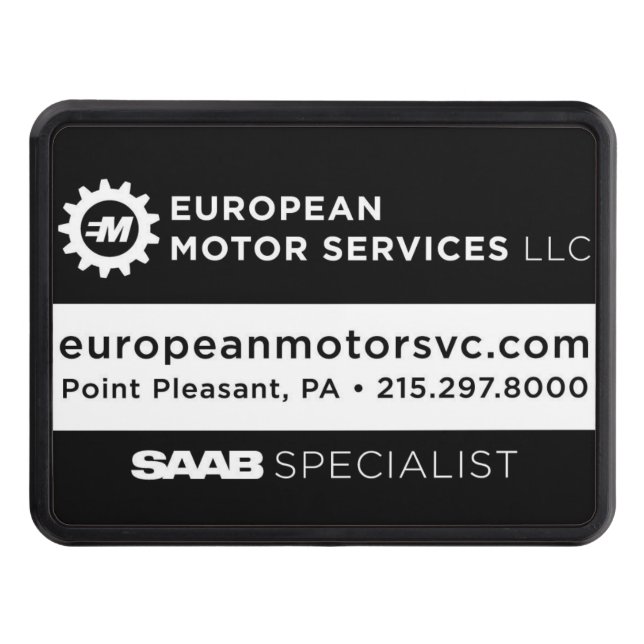 European Motor Services, LLC Trailer Hitch Cover (Front)