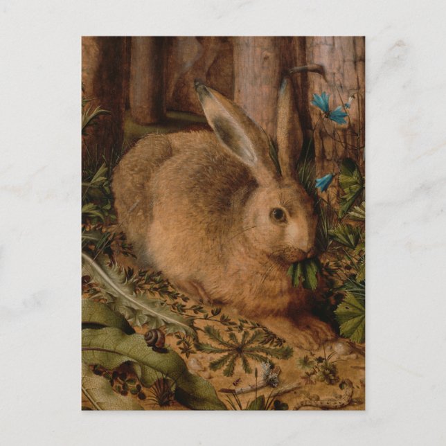 European Painting detail for Rabbit Year 2023 Postcard (Front)