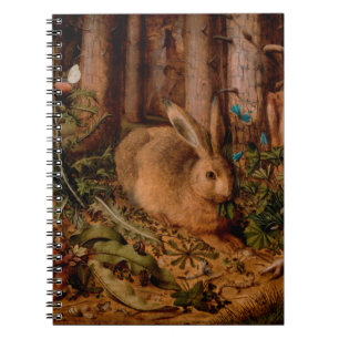 European Painting Rabbit Year 2023 Spiral Notebook