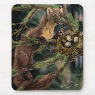 European Pine Marten Mouse Pad