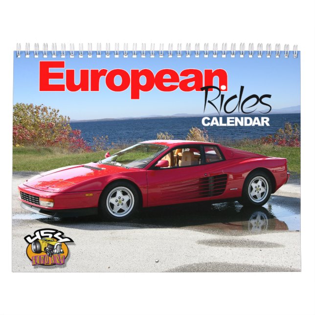 European Rides Car Calendar (Cover)