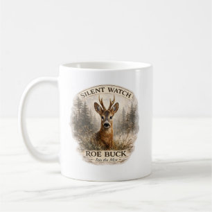 European Roe Buck Wildlife Painting Coffee Mug
