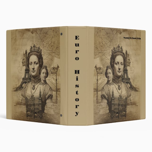 European Royalty and Architecture - History Course Binder (Background)