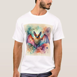 European serotine bat 131024AREF133 - Watercolor T-Shirt