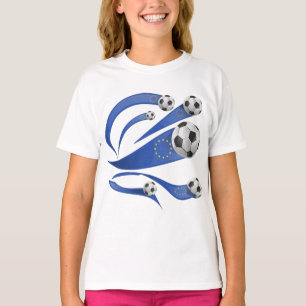 European Soccer Pride Dynamic Swoosh and Stars T-Shirt