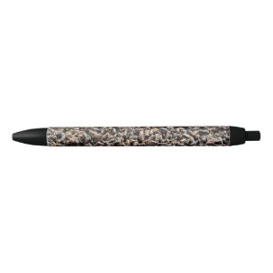 European spruce bark beetle black ink pen