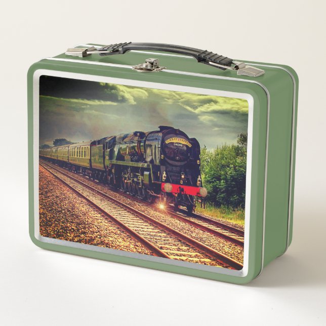 European Steam Train Lunchbox (Front)