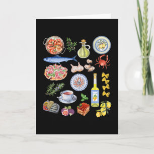 European Summer Limoncello Rome Italy Lemons Portu Card
