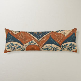 European Traditional Seamless Pattern  Body Pillow