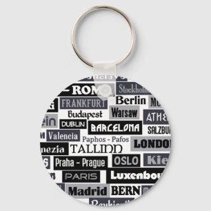 European Traveller custom key chain