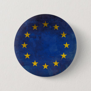 European Union 2 Inch Round Button