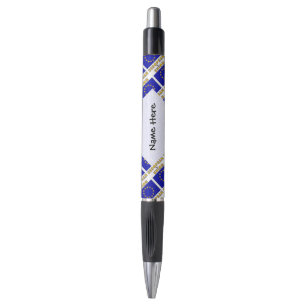 European Union and EU Flag Tiled Personalized Pen