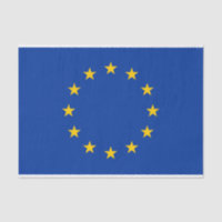 European Union EU flag gift wrapping tissue paper