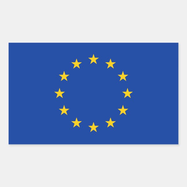 European Union - EU Flag Sticker (Front)